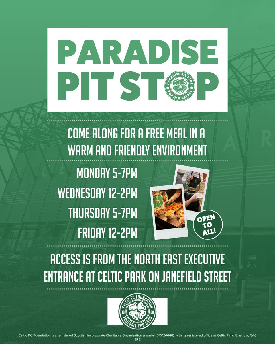 FoundationCFC's tweet image. Last night’s Christmas film highlighted Frances’ powerful story - a reminder of how vital community and compassion are 💚

Paradise Pit Stop offers just that: a warm, safe space with a free hot meal and a friendly welcome.

Open to all, every week 🍀