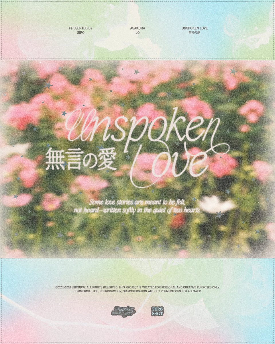 sirobboy's tweet image. 2026 #JO SEASON’S GREETINGS 
© siro

[無言の愛]
: UNSPOKEN LOVE 

︎✳︎ 11.21 PM 07:08 - 12.12 
✳︎ bit.ly/2026SGforJO

#죠 #JO #ジョウ