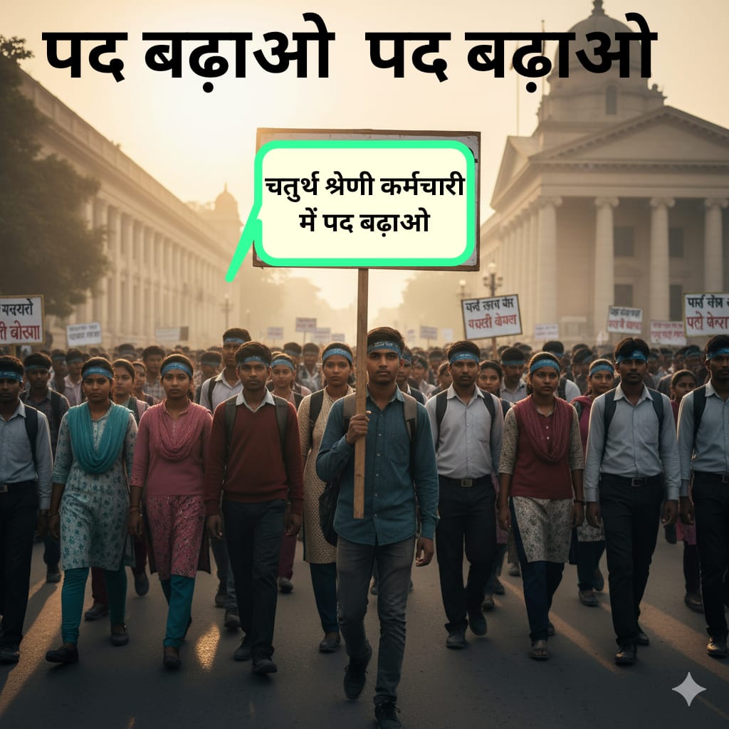 Omrlp07's tweet photo. जब सभी सरकारी विभागों में हजारों पद खाली पड़े है तो फिर चतुर्थ श्रेणी में पद क्यों नहीं बढ़ा रही है सरकार ⁉️

सभी साथी आवाज उठाए और एक दूसरे का सहयोग करे अपनी आवाज को मजबूती देने के लिए ✊... ...!!

#चतुर्थ_श्रेणी_पद_70000_करो 
#चतुर्थ_श्रेणी_पद_70000_करो https://t.co/NRq1M3xXL2