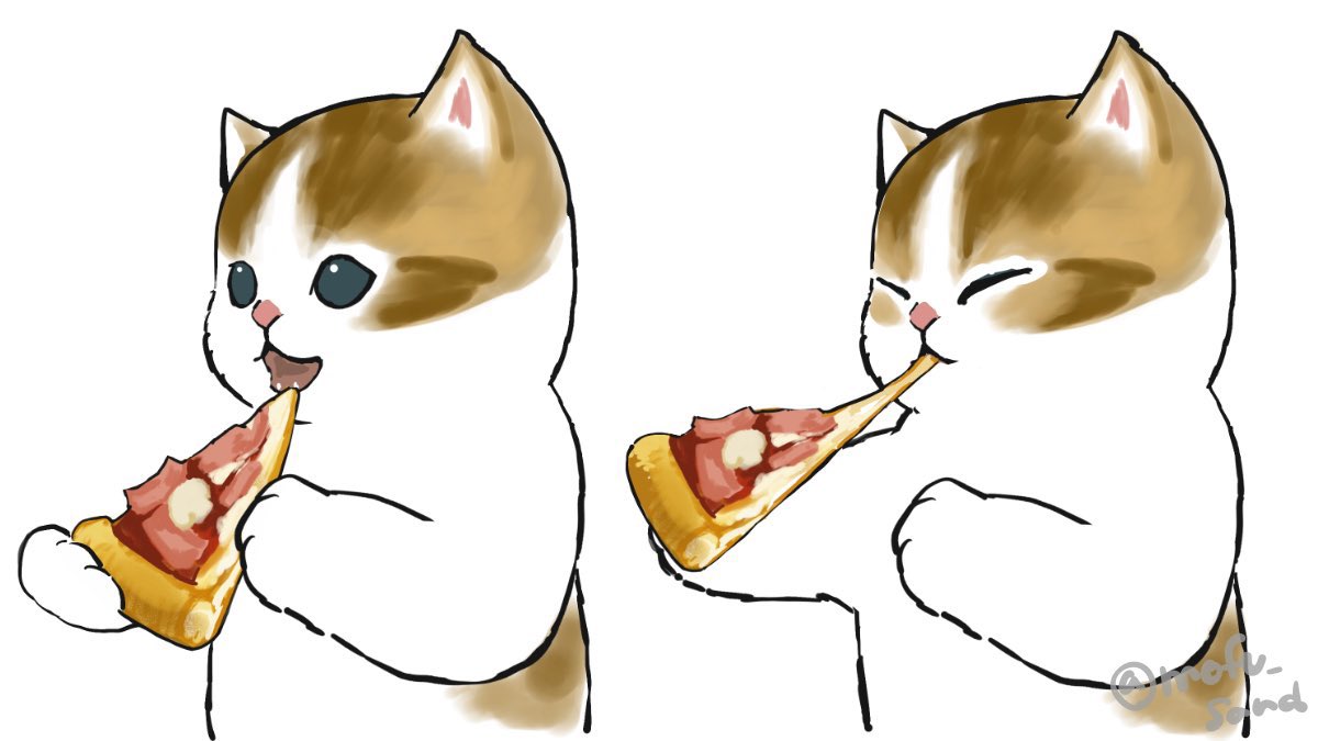 mofu_sand's tweet image. #ピザの日
のびーん
