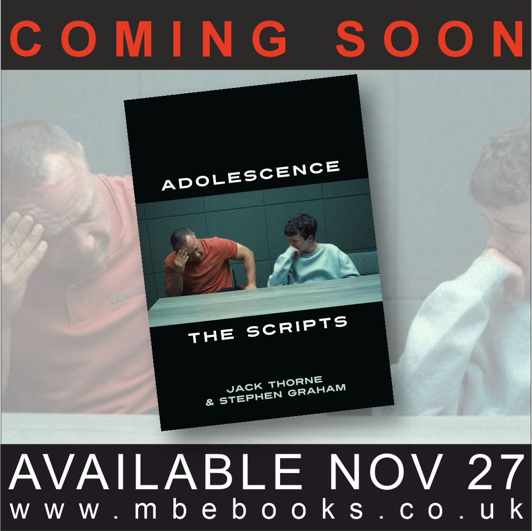 BooksMbe's tweet image. Adolescence: The Scripts. The complete scripts of the most talked about series of 2025. Pre-order today for £14.24 saving 25% with free fitted plastic jackets and free next day delivery for orders over £75. tinyurl.com/mbe-adolescence #adolescence #playscript #netflix #schoolbooks