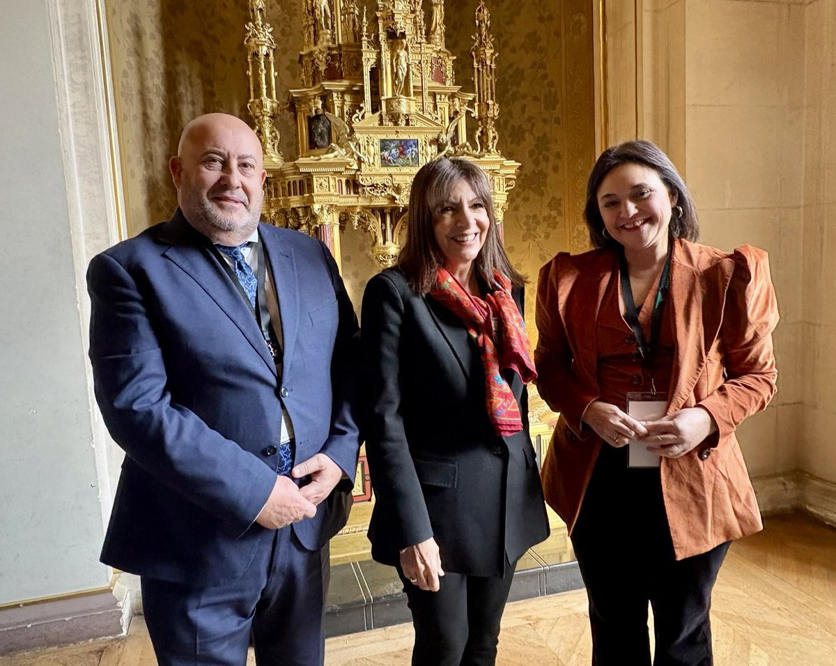 Gracias a Anne Hidalgo, alcaldesa de París, por invitarme a participar en la Cumbre de Alcaldes contra el Antisemitismo, celebrada en la capital francesa.