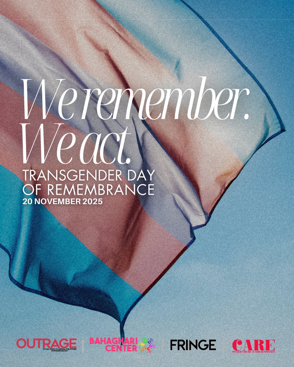 This, and every Transgender Day of Remembrance #TDOR, we don’t just remember #transgender and #genderdiverse people whose lives were cut short solely because of who they are.

We also call for actions.