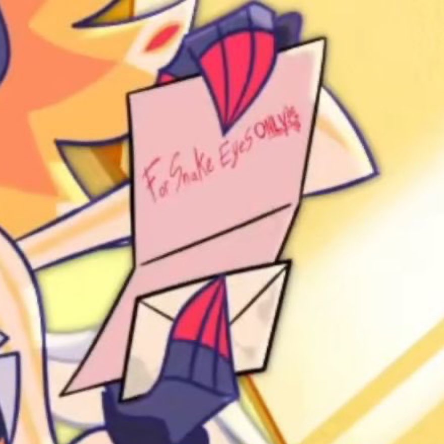 riru_himazinn's tweet photo. OH MY GOOOOOOOOOD
Look at this letter!!!

The feeling of loving someone is the same for Blitz and Pentious, so why does Blitz have to be so heartbreaking :(
I want Pentious to be even happier, and I want Blitz and Stolas to be so much happier too😭😭

 #HazbinHotel  #HelluvaBoss https://t.co/RNb7AjwLI9