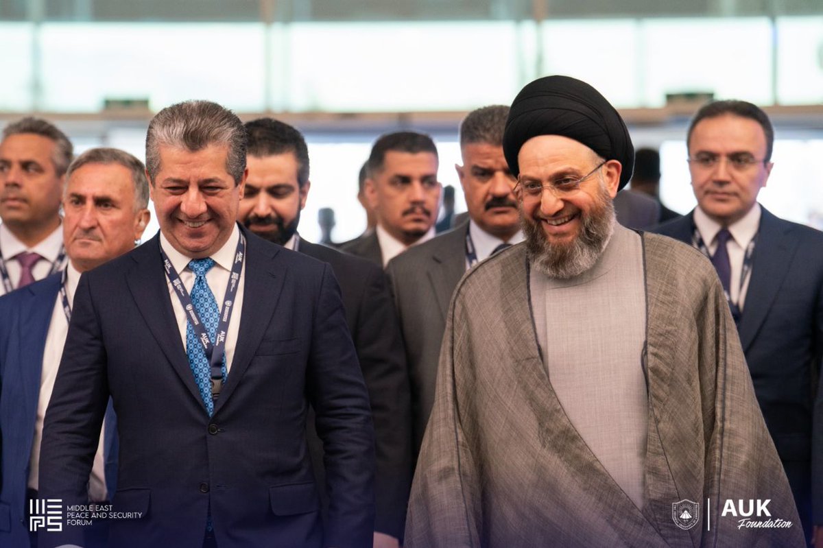 Dr_mohamedhusam's tweet photo. رافقنا سماحة السيد الحكيم خلال مشاركته في أعمال منتدى الشرق الأوسط للسلام والأمن (MEPS Forum)، الذي نظمته الجامعة الأمريكية في دهوك بدورته السادسة تحت عنوان "الفوضى المسيرة: شرق أوسط جديد". #MEPS2025 https://t.co/1hqGVYPOjP