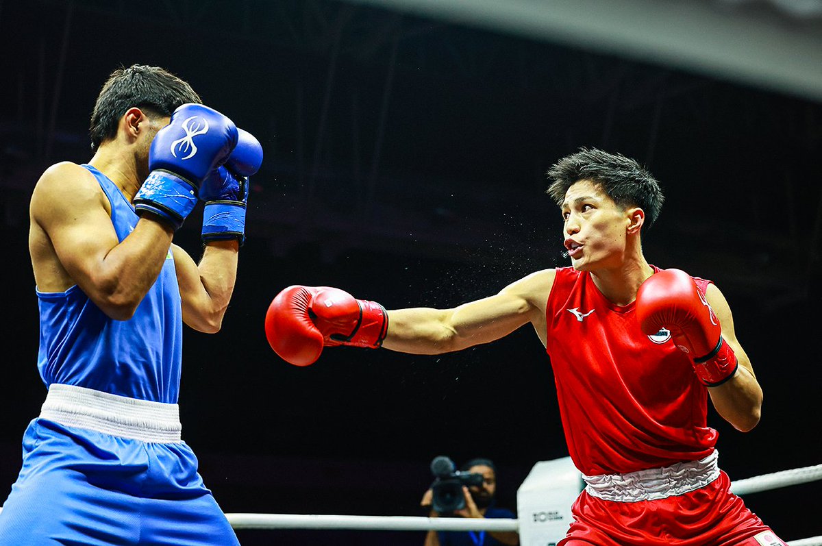 Abhinash Jamwal's vigorous effort resulted in a well deserved silver medal🥈 at World Boxing Cup Finals 2025 🥊⭐️

Nishiyama Shion takes the Men's 65kg 🥇

#WorldBoxing #WorldBoxingCupFinals2025 #Boxing