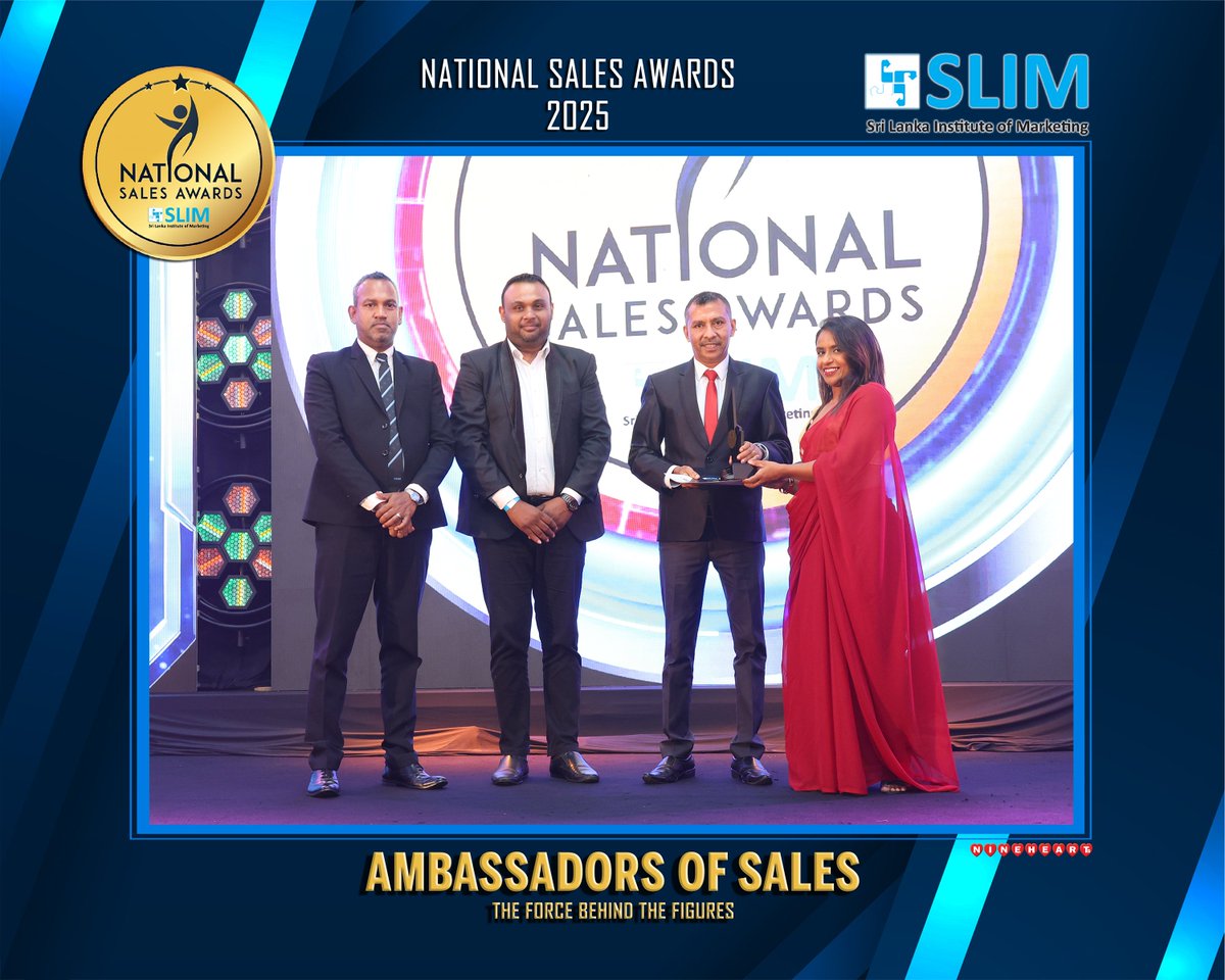 MauriBaking's tweet image. Sales excellence shows in the way you support customers and guide your team. Proud to see Shelin Gunesekara win the Merit Award – Sales Executive Category at SLIM NASCO 2025!

#SLIM #NASCO #SalesAwards #CorporateWin #SalesExecutive #SriLanka