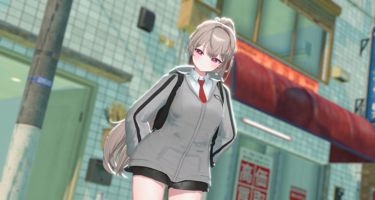 Binz_098's tweet image. 솜주먹 교복룩❤️
#솜주먹 #Warudo #MagicaCloth2 #NiloToon