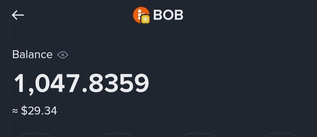 hasib_zone's tweet image. Binance Alpha dropped 1,600 BOB tokens for me today, worth around $29 Got it in my wallet @build_on_bob @binance @BinanceWallet