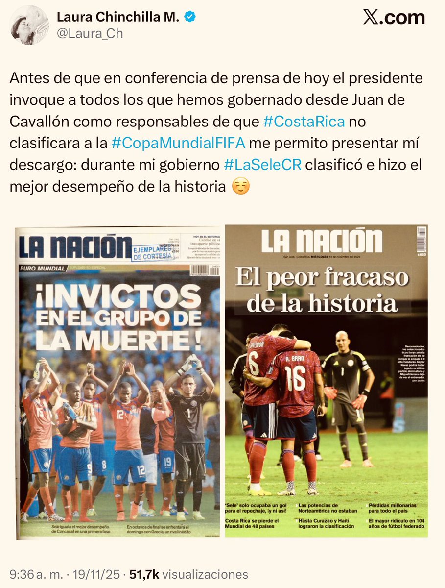 platanarnewscr's tweet image. Estimada Chori-Trocha:

El suyo, como lo dijo Oscar Arias, pasará a los anales como el peor gobierno en este Platanar, desde la llegada de Juan de Cavallón y, como podemos ver, todavía le duele la referencia. Usted se encargó de enterrar al PLN -lo único bueno que ha hecho-, y ya…