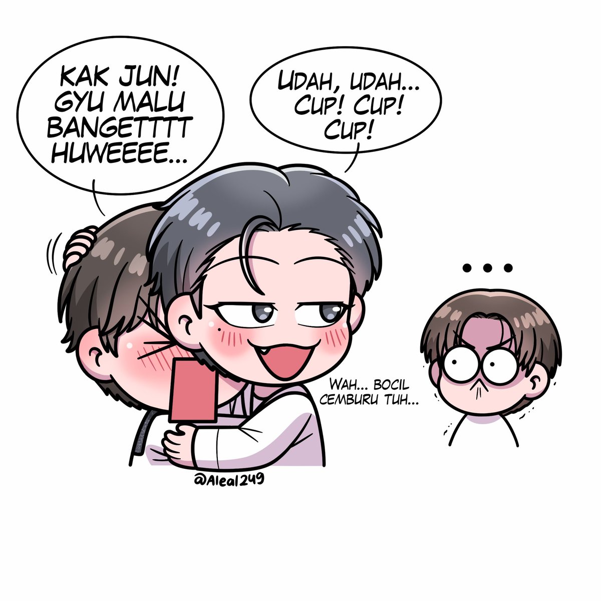 Aleal249's tweet image. Bin... Tyun... Kalo mau join tinggal bilang woeee...

#TXTfanart #TOMORROW_X_TOGETHER

(ENG TRANSLATE BELOW👇)