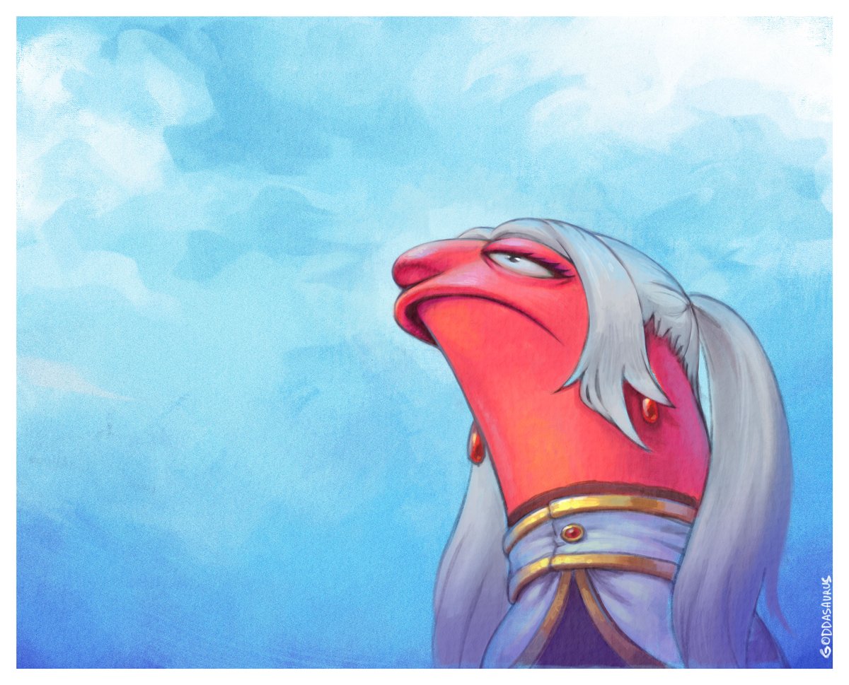 Goddasaurus's tweet image. it was hard