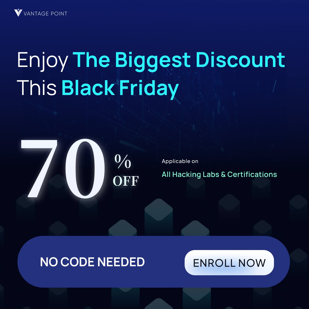 EnciphersLabs's tweet image. Black Friday is the best time to access high-quality offensive security learning at a fraction of the cost.

Access starts at $29.70, with 70% OFF across all labs and exam-based certifications.

Built for hands-on, real-world learning:
• One-click deployable labs
• Real-world…