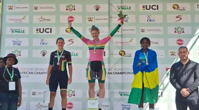 🇰🇪<a href="/cacafrican2024/">CAC AFRICAN ROAD CYCLING CHAMPIONSHIPS</a> WU23 ITT

🥇🇩🇿N.Houili
🥈🇷🇼J.Mwamikazi
🥉🇪🇷A.Monalisa
4🇪🇷S.Fiseha
5🇧🇯C.Metoevi

WE ITT

🥇🇿🇦L.Young
🥈🇲🇺<a href="/aurelmauritius/">Aurelie Halbwachs</a>
🥉🇷🇼<a href="/XNirere26663/">Xaverine NIRERE</a>
4🇲🇺L.Lagesse
5🇷🇼<a href="/DianeIngabire14/">INGABIRE Diane OLY</a>

Congrats!👍👊

<a href="/akberetzebeyto/">Hazeka major🇪🇷</a> <a href="/BenedictionCyc1/">Benediction Cycling Club</a> #CAC2025
