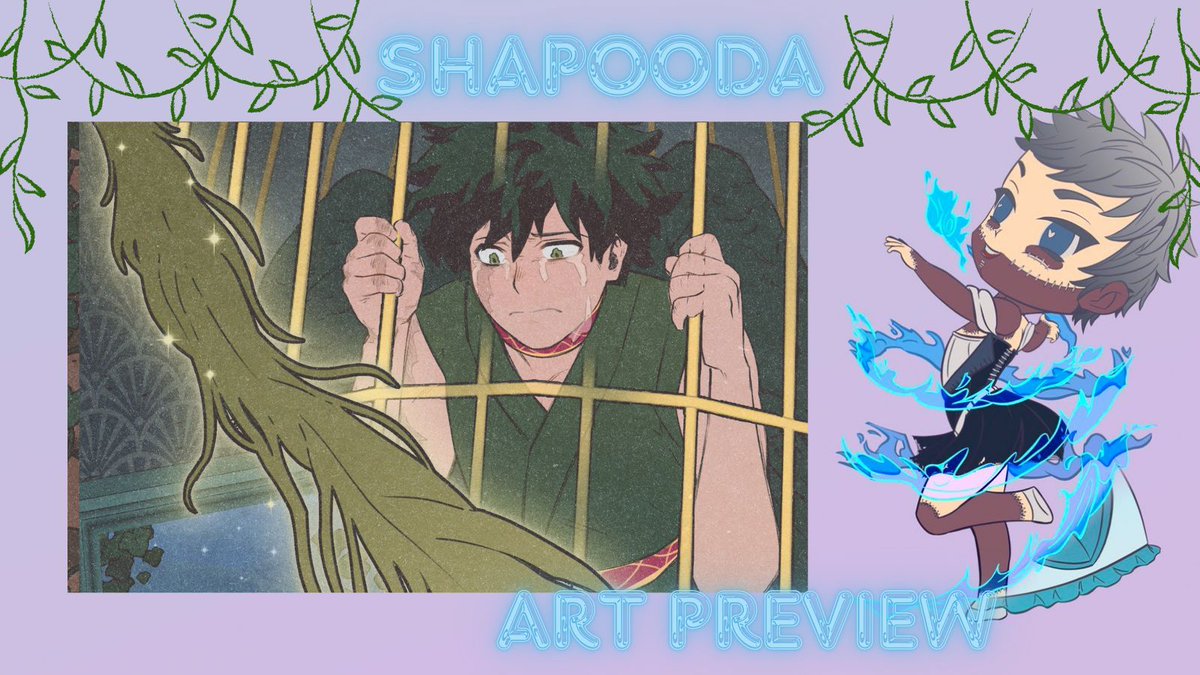 bnhalphaomega's tweet photo. 📽️CONTRIBUTOR PREVIEW📽️

Deku's locked in a cage in this comic by @Shapooda's re-telling of "Ivan and the Firebird." BKDK style🤭 To find out if Deku's ever freed (by a ruggedly handsome young man😏), make sure to secure your copy (see bio) and more before Nov. 30!

#zine #BNHA https://t.co/HbSvXCuCeH