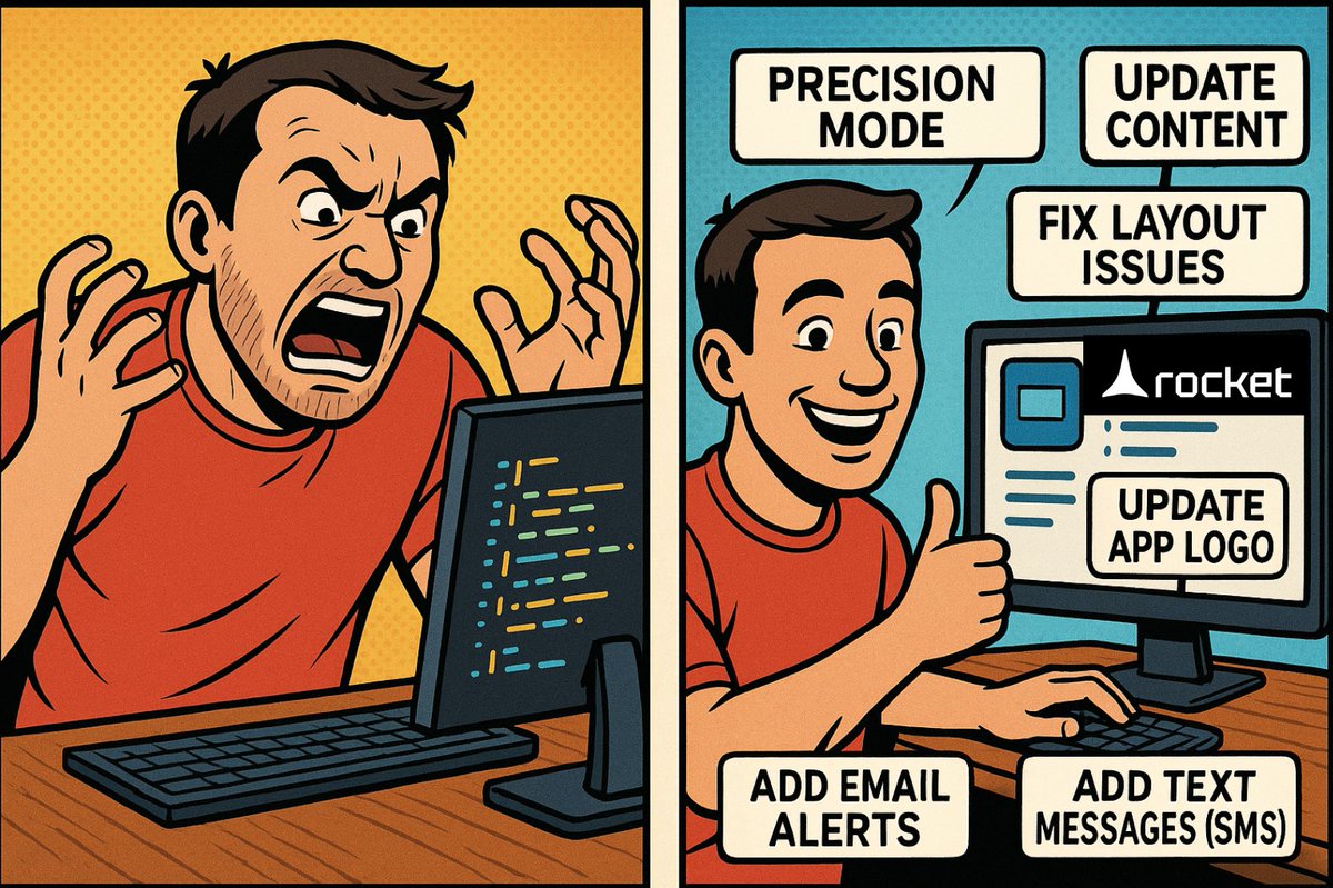 ginacostag_'s tweet image. AI just killed prompt engineering

Rocket just made commands the new way to build apps

Here’s why this changes everything 👇