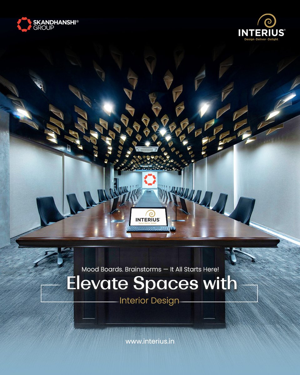 _interius's tweet image. Make Your Workspace Inviting with Thoughtful Interior Design! 💼

How can interior design bring calm, pleasant, and purpose to the workplace? 🎯 At INTERIUS, we see interiors not just as backdrops, but as spaces that shape how people feel and perform.

#INTERIUS #WorkspaceDesign