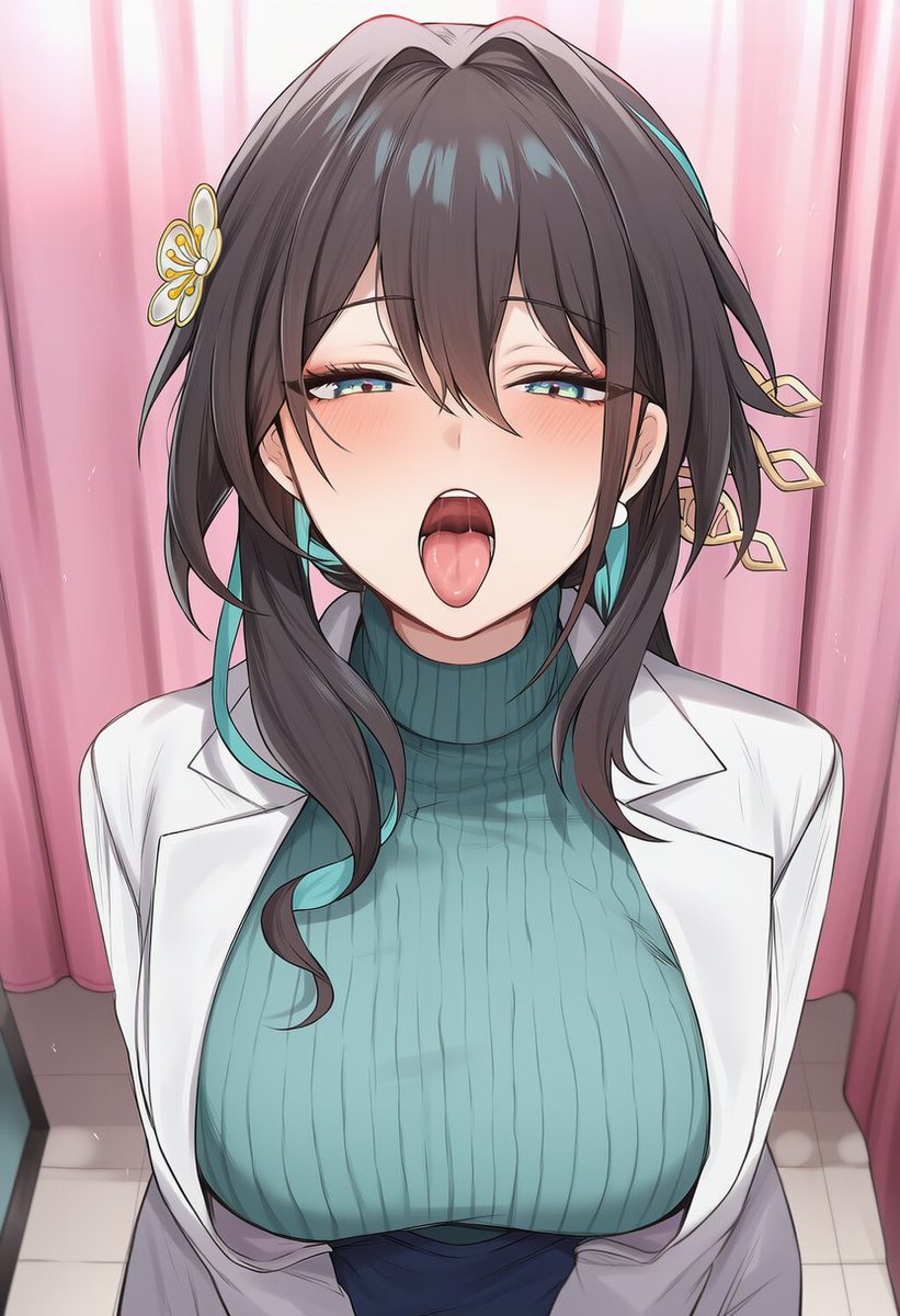 ※飲ザー注意

【キャラ】ルアンメェイ
【服装】OL、リブ編みのセーターに白衣を羽織る
【内容】キス手コキをしながら机の上のティーカップに射精を促されその後、口に含んで舌の上の精液をこちらにみせつけてから嬉しそうに飲み込む

この人何着ても似合うのずるい
リクエストありがとうございました! 