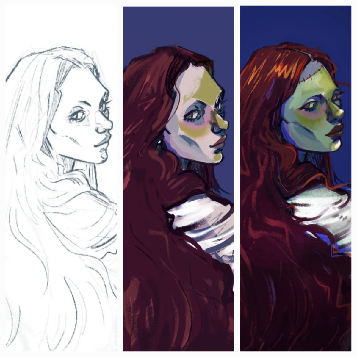 DrawingsMariae's tweet image. Elizabeth 

#Frankenstein