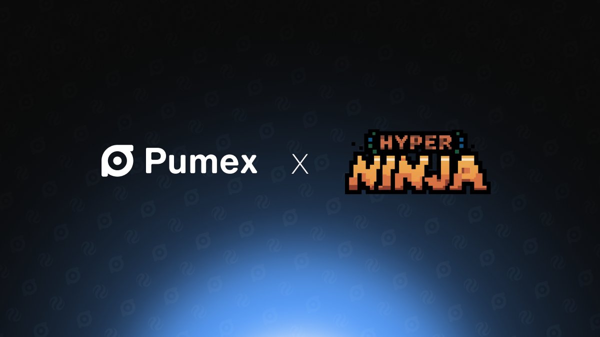 Pumex × <a href="/HyperNinja_INJ/">HyperNinja 🥷</a> on <a href="/injective/">Injective 🥷</a>.

We’re bringing our dojo into the HyperNinja game — complete Pumex quests, learn the flow, and climb the board.

How to join
1. Enter: game.hyperninja.io
2. Select the Pumex track &amp; finish quests
3. Earn in-game rewards and campaign