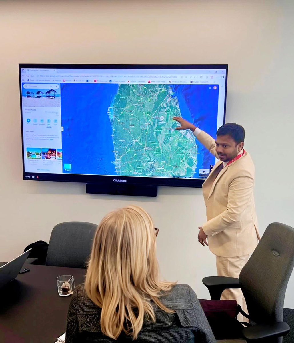 Deputy Foreign Minister Arun Hemachandra visited Antwerp-Bruges Port in Belgium; strengthening the ongoing discussion on Maritime Corporation between Antwerp-Bruges Port &amp; Sri Lanka Port Authority focusing on Colombo &amp; Trincomalee ports. 

<a href="/MFASriLanka/">Ministry Spokesperson</a> 
#SriLanka 
#DiplomacyLK