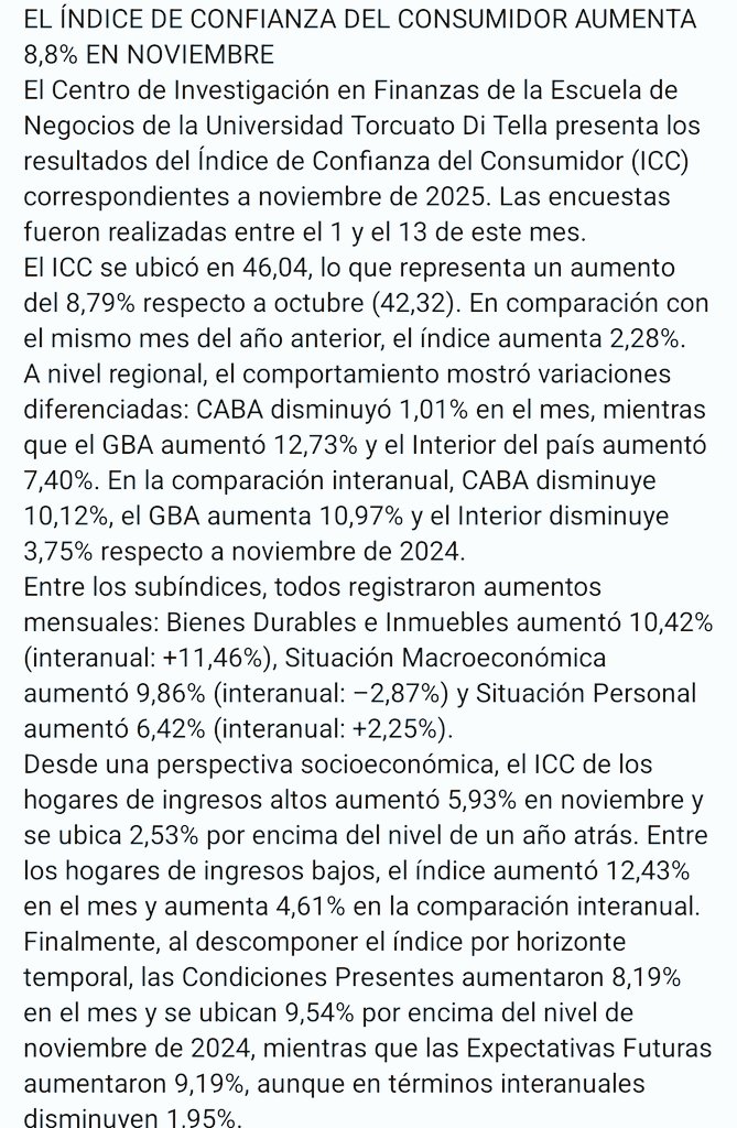 robertojirusta's tweet image. #INDICE 
DE CONFIANZA DEL CONSUMIDOR 
46.04% 

CIF
