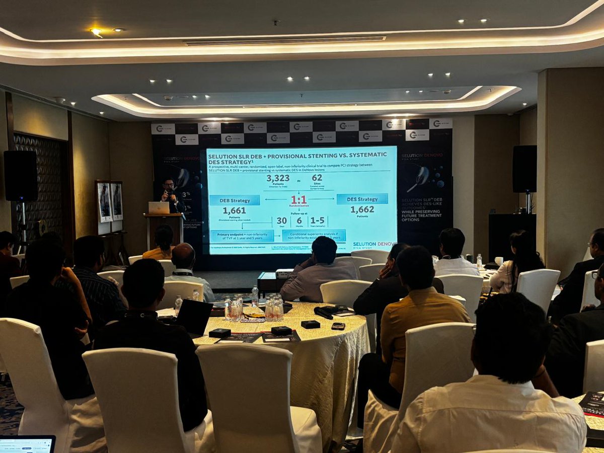 Cordis_emea's tweet image. Amazing weekend in Mumbai for our first #Cordis #DEB Workshop! Live case with Dr Gupta, great expert cases, and a fantastic session + moderation from Dr Abhishek Kumar on Selution SLR &amp;amp; stent-less PCI. Big thanks to all presenters, attendees &amp;amp; Cordis India! #PCI #Selution #DeNovo