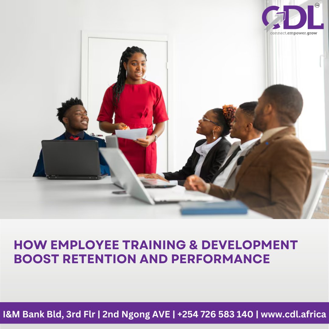 CDLAfrica's tweet image. Discover why investing in your people creates long-term impact for your organization. 

Read more in our latest blog: cdl.africa/blog/how-emplo…

#EmployeeTraining #StaffDevelopment #EmployeeRetention #WorkplacePerformance #HRInsights #HRBestPractices