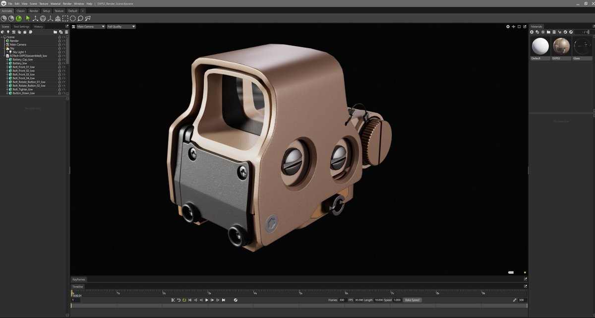 FaRd1N's tweet image. Now, the fun part begins. TEXTURING!

#b3d #3dart #hardsurface #texturing