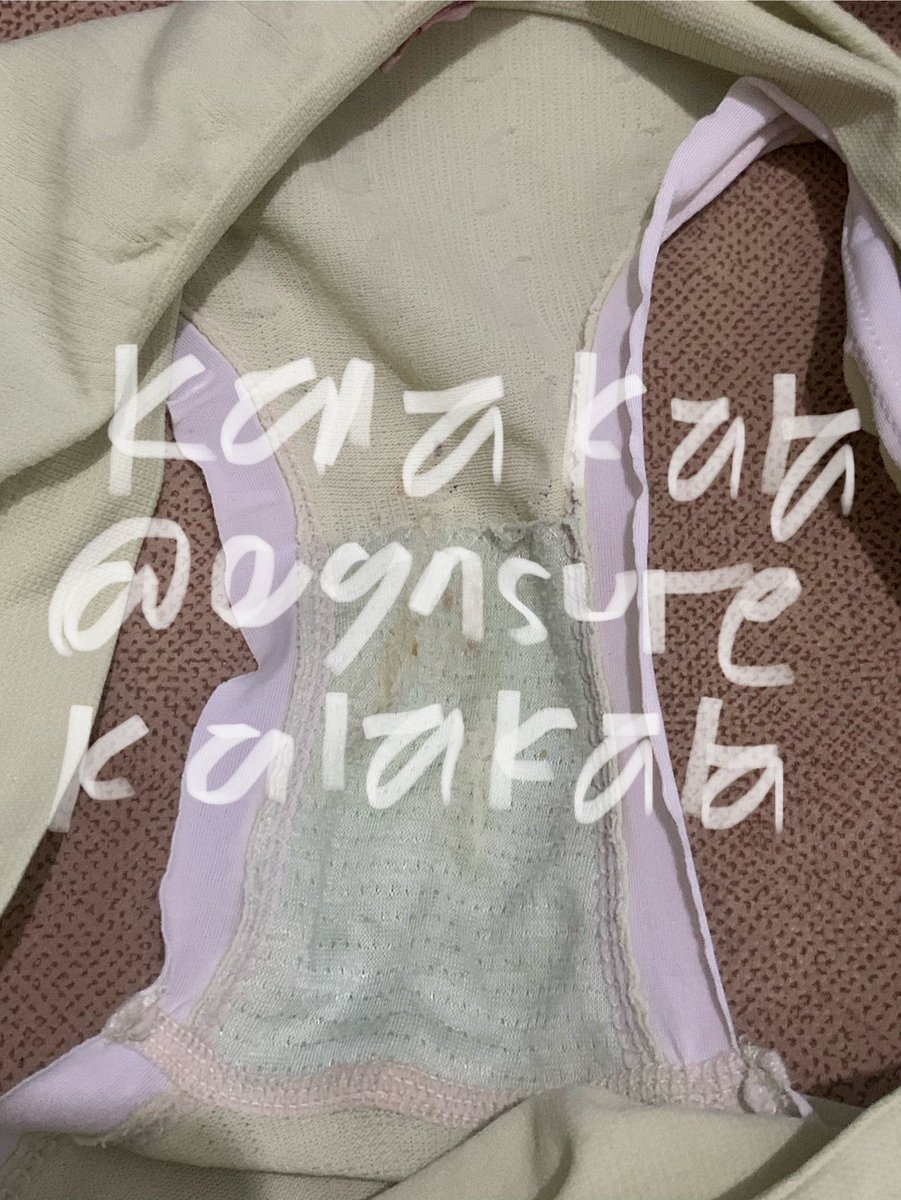 eqnsure's tweet photo. baru lg rdy jual celana dalam bekas msi bsh byk lendir hari cd bekas pakai cewe punya sendiri fetish panty underwear masih fresh basah bekas https://t.co/JK4rREMe57