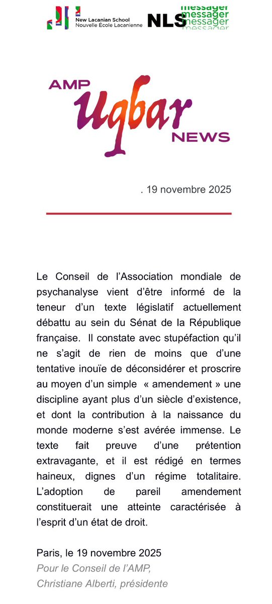 New Lacanian School tweet media