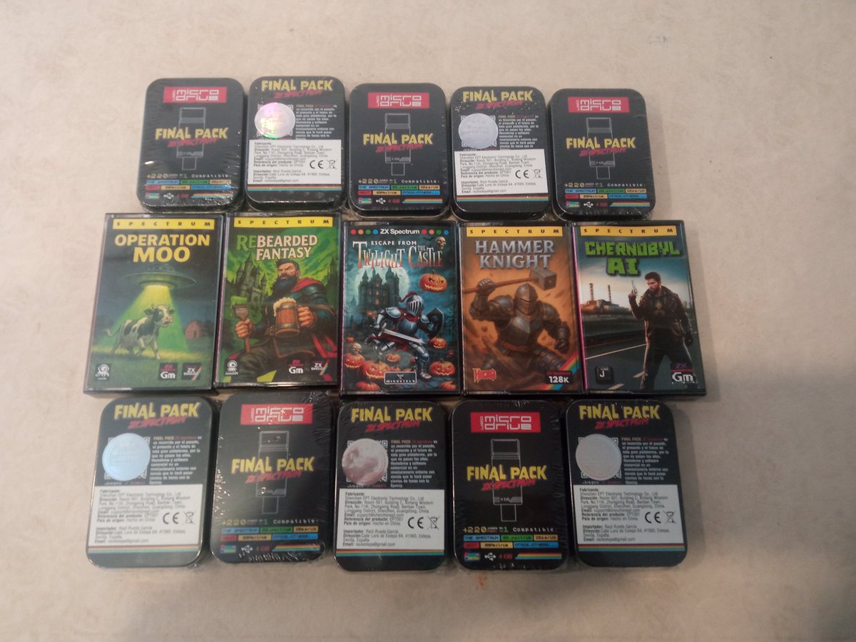 JuanAntonio1072's tweet image. ZX Spectrum, nuevos formatos y los formatos de siempre, pero con la misma ilusión. @PlayOnRetro @star2024 @__JuanGM__ @MigueteloG @HicksRetro @juntelart