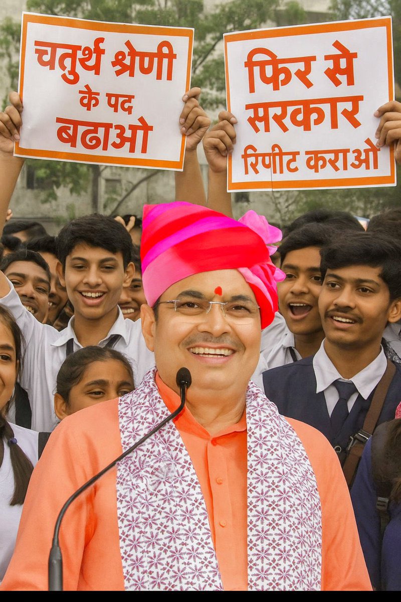 JATbera1's tweet image. माननीय राजस्थान सरकार @RajCMO,
किसान परिवारों से आने वाले युवा बेरोजगार विद्यार्थियों की भावनाओं को ध्यान में रखते हुए आपने 4th Grade भर्ती के सिलेबस में राजस्थान GK का वेटेज बढ़ाने का सराहनीय निर्णय लिया।
अब हम आपसे विनम्र अनुरोध करते हैं कि
#चतुर्थ_श्रेणी_पद_70000_करो