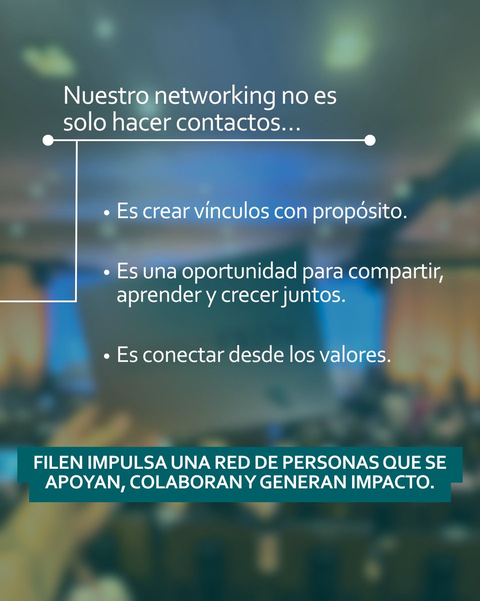 fundacionfilen's tweet photo. El networking con propósito cambia vidas y multiplica el impacto.

En FILEN creemos en las alianzas que generan transformación, no solo contactos 🤝

#Networking #AlianzasQueTransforman #ImpactoSocial #Filen https://t.co/2V8JDl3M8v