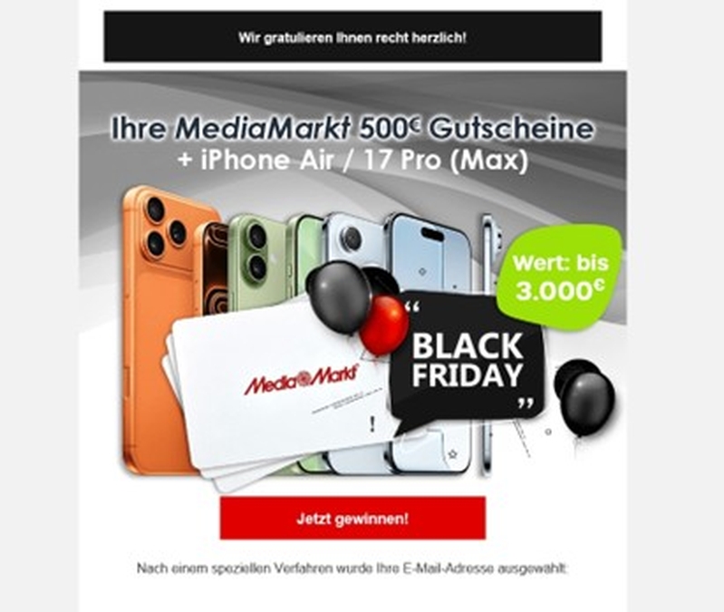 netzpalaver's tweet image. Digitaler Betrug im Namen von Ikea, Kaufland, Media Markt, Amazon und Temu in Deutschland

@Bitdefender #BlackFriday #BlackFridayScam #Betrug #Cybersecurity #Cybersicherheit #ECommerce #Malware #Phishing #Scam #Security #spam @Bitdefender_DE

netzpalaver.de/2025/11/19/dig…