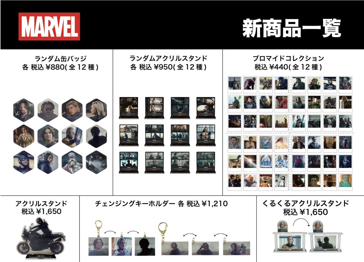 サンダーボルツ 缶バッジ バッキー サンダーボルツ バッキー 缶バッジ MARVEL サンダーボルツ 映画