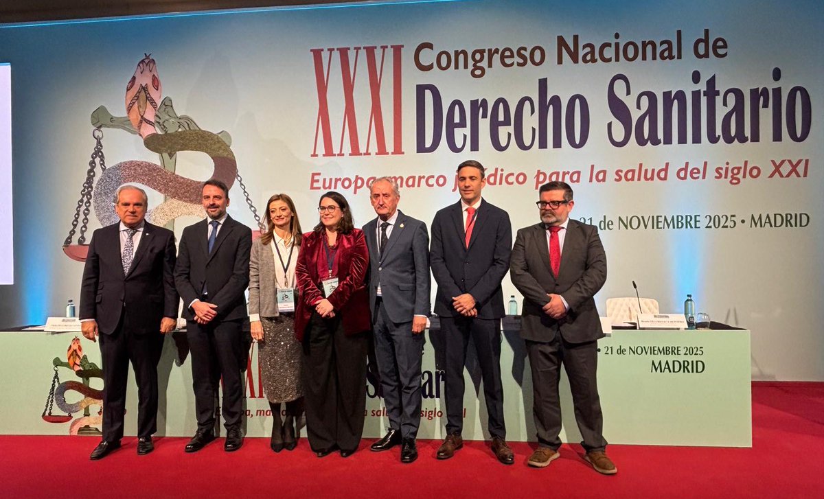 El Dr. Tomás Cobo participa en el acto inaugural del XXXI Congreso Nacional de Derecho Sanitario, en el que llama a reforzar nuestro sistema sanitario, en el que “ni un paciente se quedará en la puerta de urgencias sin ser atendido”.

<a href="/TomasCoboCastro/">Tomás Cobo Castro</a> <a href="/aeds_es/">AEDS</a> 

#CongresoAEDS