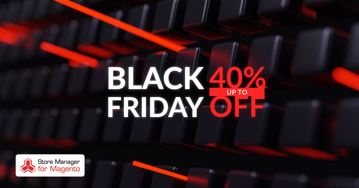 MagentoManager's tweet image. Own your Black Friday rush - Store Manager for Magento software now at its lowest price of the year! mag-manager.com/order/