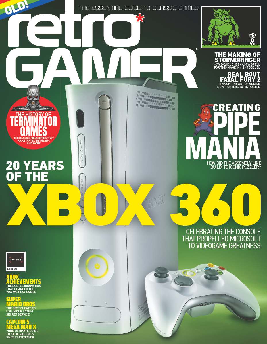 Retro Gamer 279 celebrates 20 years of the Xbox 360! The magazine also includes a 2026 Mario calendar.

Also inside: Stormbringer, Pipe Mania, Mega Man X, Real Bout Fatal Fury 2, Brian Shea, Terminator games and more.

Grab it in shops or buy it online: magazinesdirect.com/uk/retro-gamer…