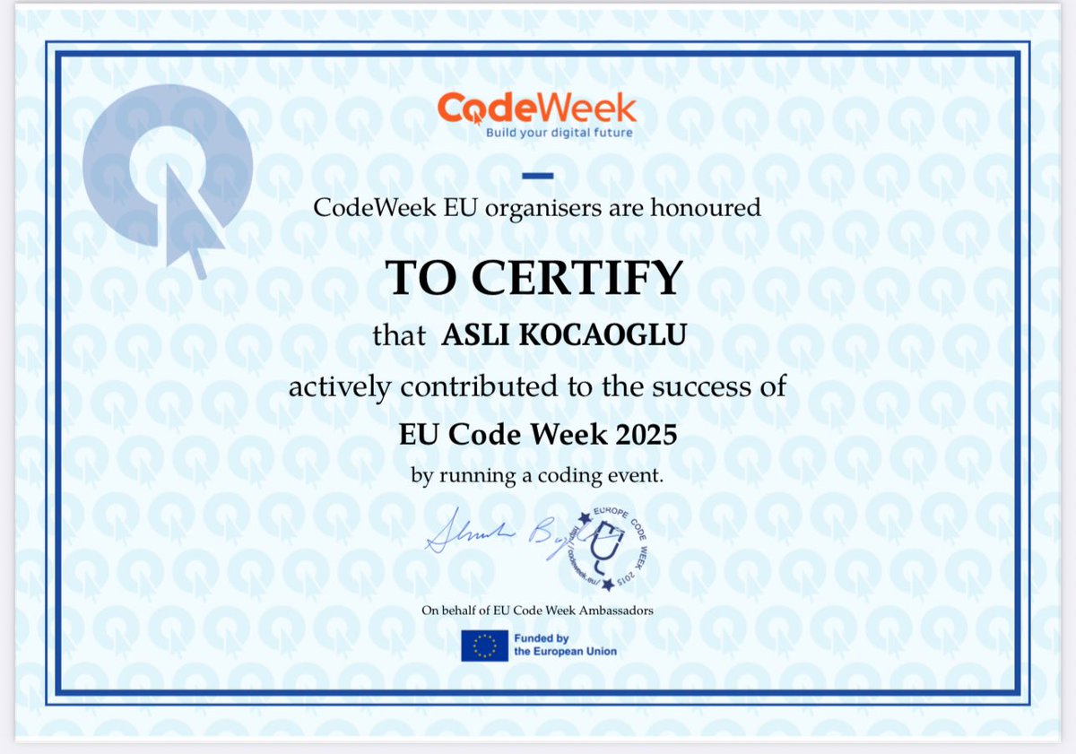 sehitgokhanuzun's tweet image. #codeweek Okulumuz öğrencilerinin Codeweek günlerinde yapmış olduğu kodlama çalışmaları. Bilişim Teknolojileri öğretmenimiz Aslı KOCAOĞLU, Codeweek günlerindeki ilk çalışmasında 7. sınıf öğrencilerine “Compute it” kodlama uygulamasını yaptırdı.