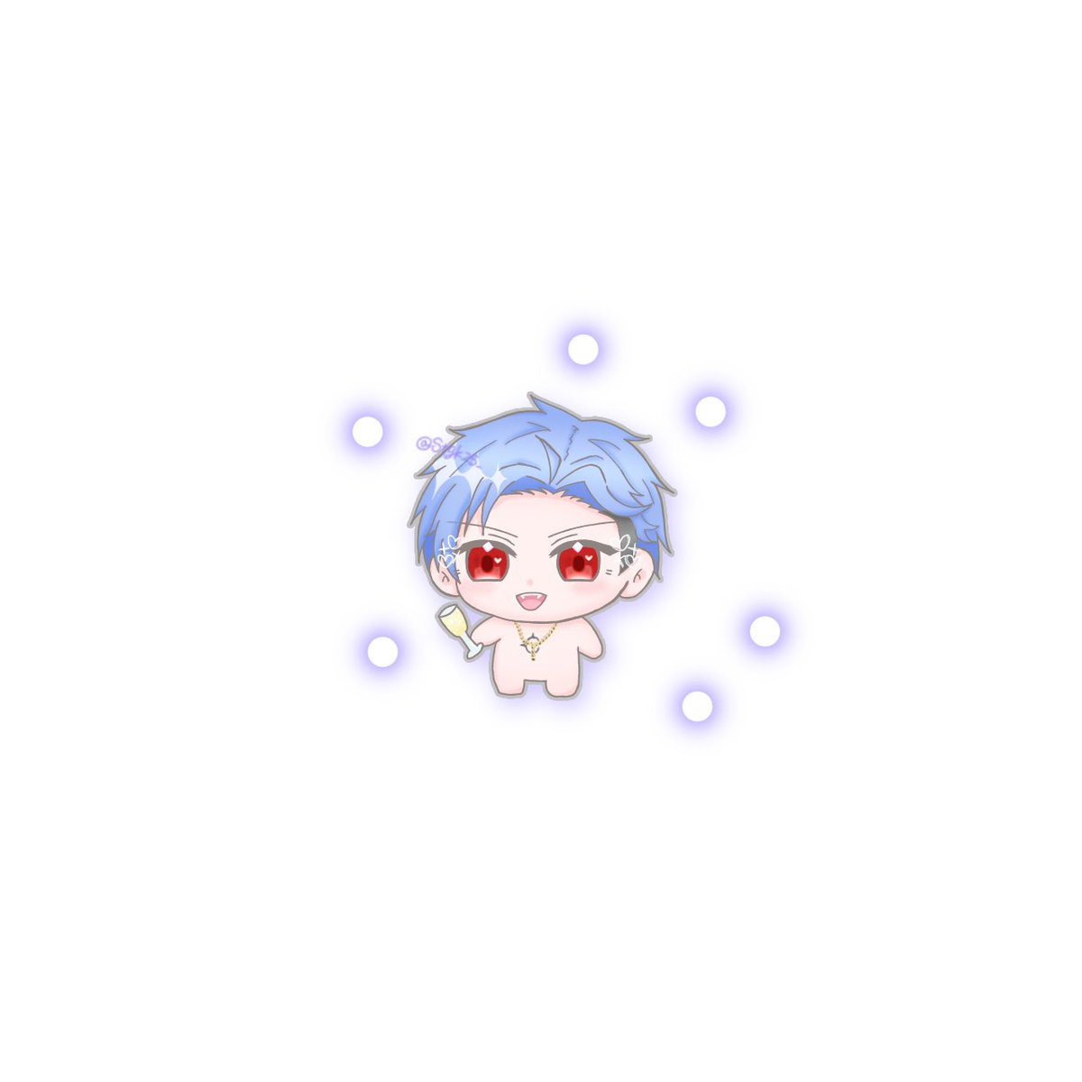 Stgk25_'s tweet image. アイコン用に描いてた  ちびディミ🩶
子羊たちに囲まれてます💭🐑

 #VP_FA   #VisualPrison