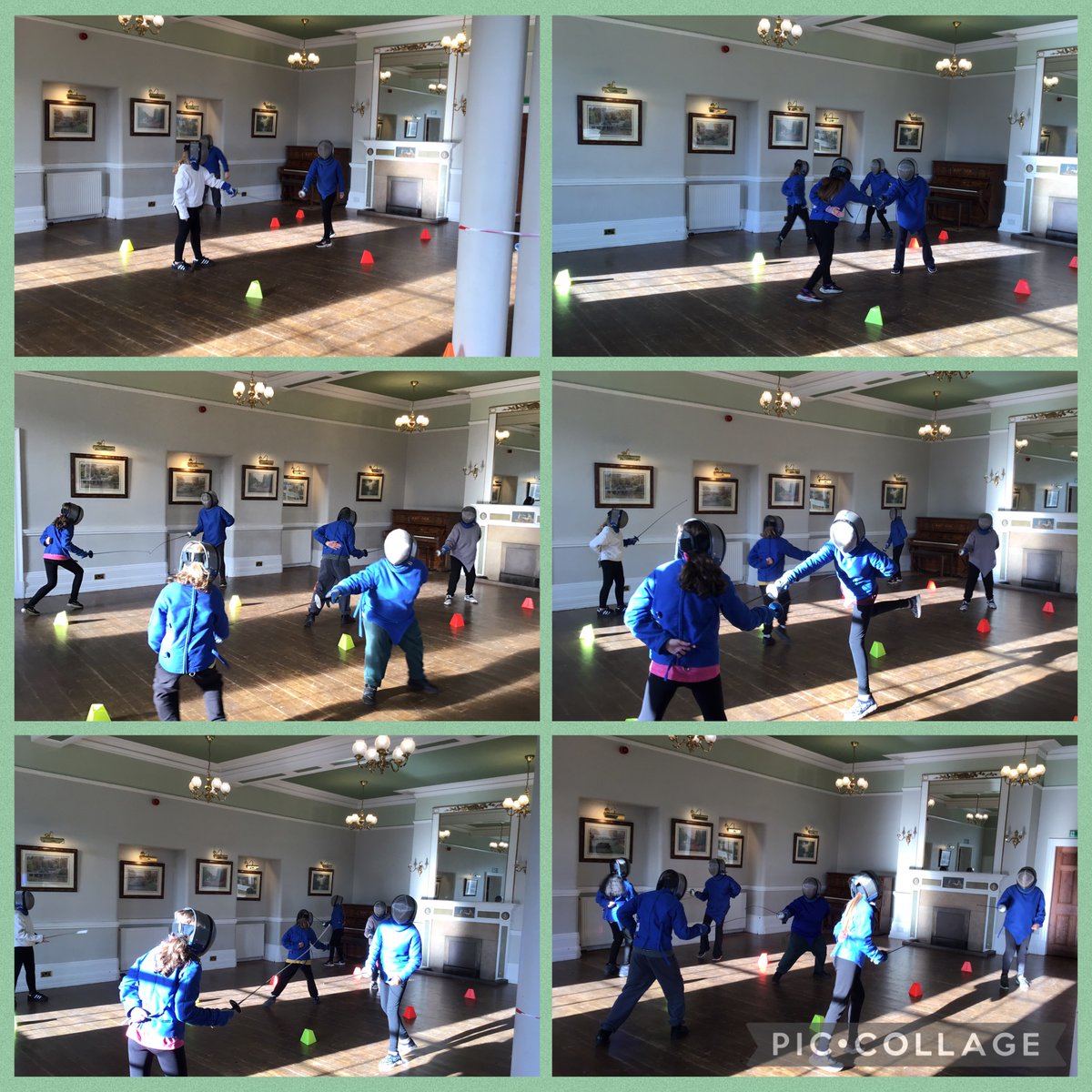 Group Four practised their fencing skills this morning. #enguarde <a href="/ManorAdventure/">Manor Adventure</a>
