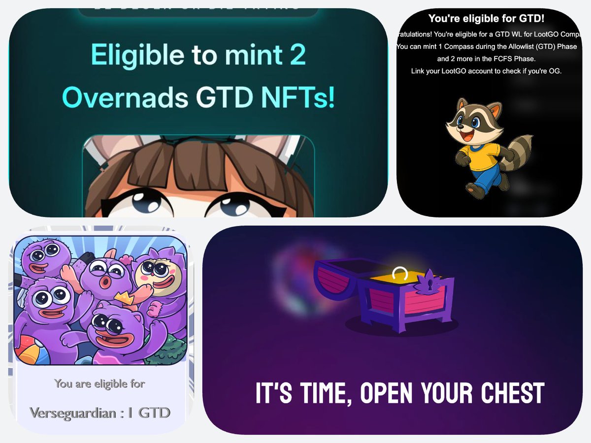 AsianChocolate3's tweet image. Gmonad 💜 Some Important Updates About
@monad
➠
@overnads

Whitelist Checker Live - ➠
@ChogNFT

@lootgo_official

@monadverse

@moyaking_xyz

@meowwnads

@MEonMonad