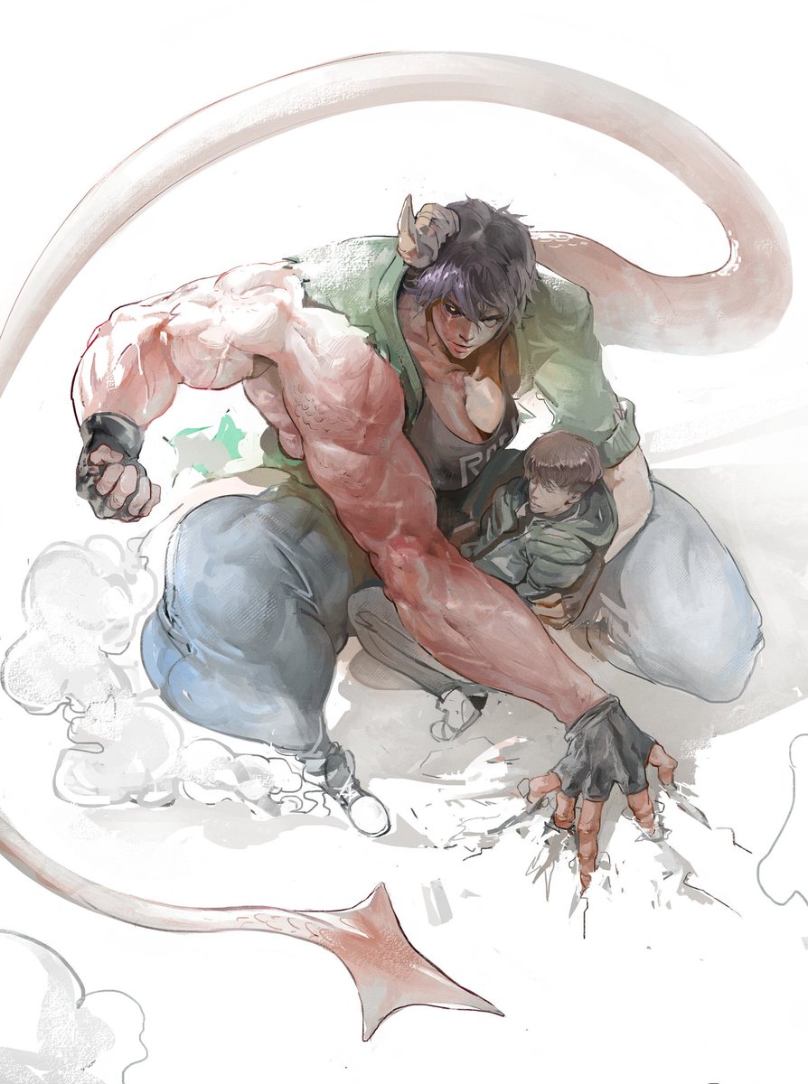 Reminder
Big gal protecting her lil damsel boyfriend is absolute peak