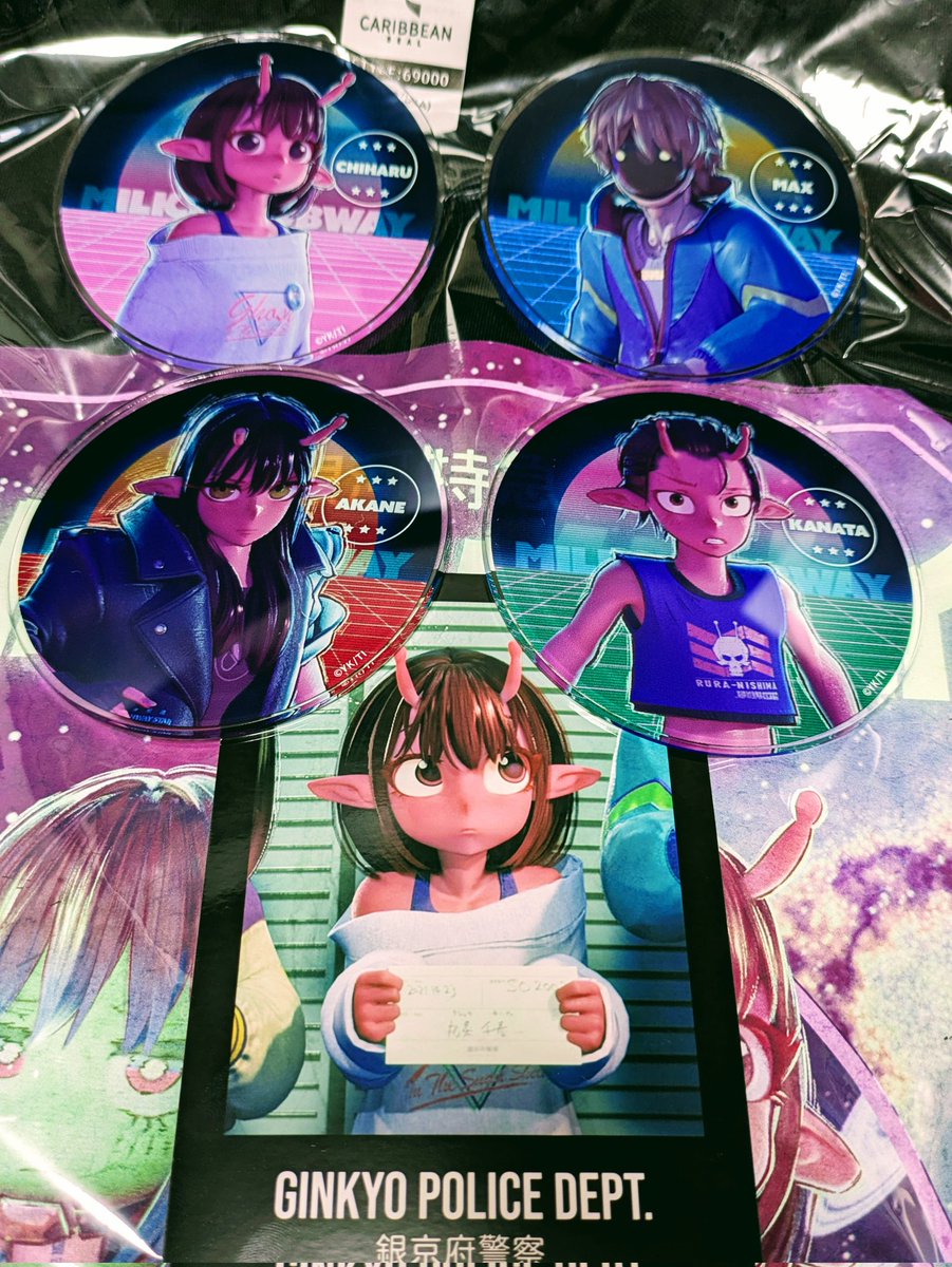 メイトでミルキーサブウェイのアクリルコースター引き換えてきました