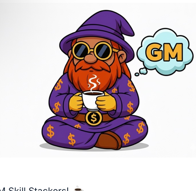 skillstkr's tweet image. GM SkillStackers
Another day to learn, build, and execute.

Remember:
Web3 doesn’t reward watchers it rewards doers.

Let’s do something today your future self will thank you for.

What are you working on this morning? 👇
#SkillStacker #BuildInWeb3 #SkillUpEarnMore