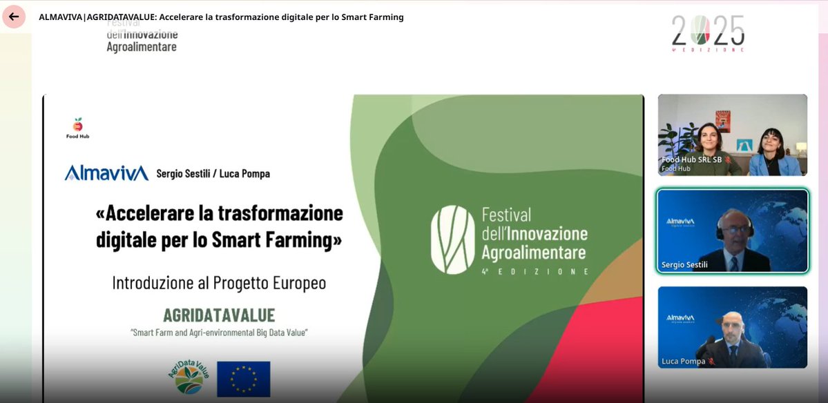 ✅AgriDataValue presented at Agri-Food Innovation Festival 2025.  
#AgriDataValue #EU #Agriculture 
Learn more at the following link 👇
agridatavalue.eu/index.php/2025…