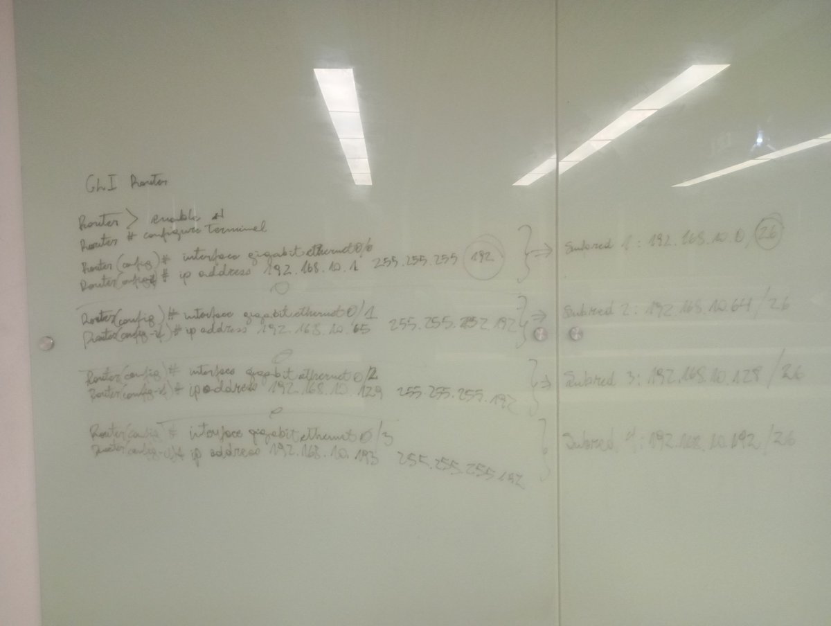 titomedinaneira's tweet image. Clase de hoy para la sección 302 de &quot;Redes y Comunicación de Datos&quot;, #subnetting (subdividir la red en N redes). Esto se hace en el router, para enrutar las subredes. En el switch, se hace gestión solamente de las subredes, via VLANs. Mañana, haremos ejercicios sobre lo mismo