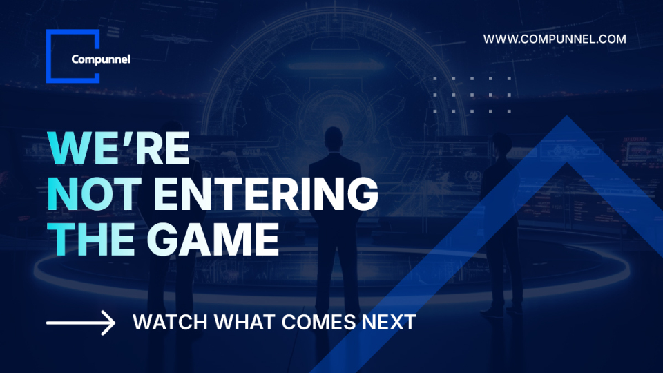 Compunnelinc's tweet image. We’re not entering the game - we’re changing it.
 
AI-native at the core. 
Human-intuitive in design. 
Outcome-obsessed in execution. 
That’s Compunnel.
 
Learn how: hubs.li/Q03Vbnws0
#Compunnel #AInative #AI