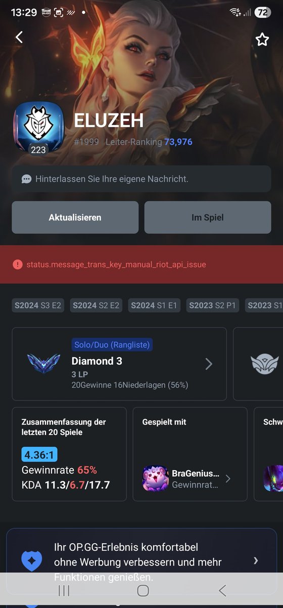 Laxyle_Luc's tweet photo. Spiele nicht mal mehr aktiv, aber hab nen neuen Peak erreicht 🥳 https://t.co/OibdROyfxf